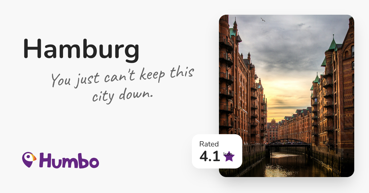 Hamburg - You just can't keep this city down.