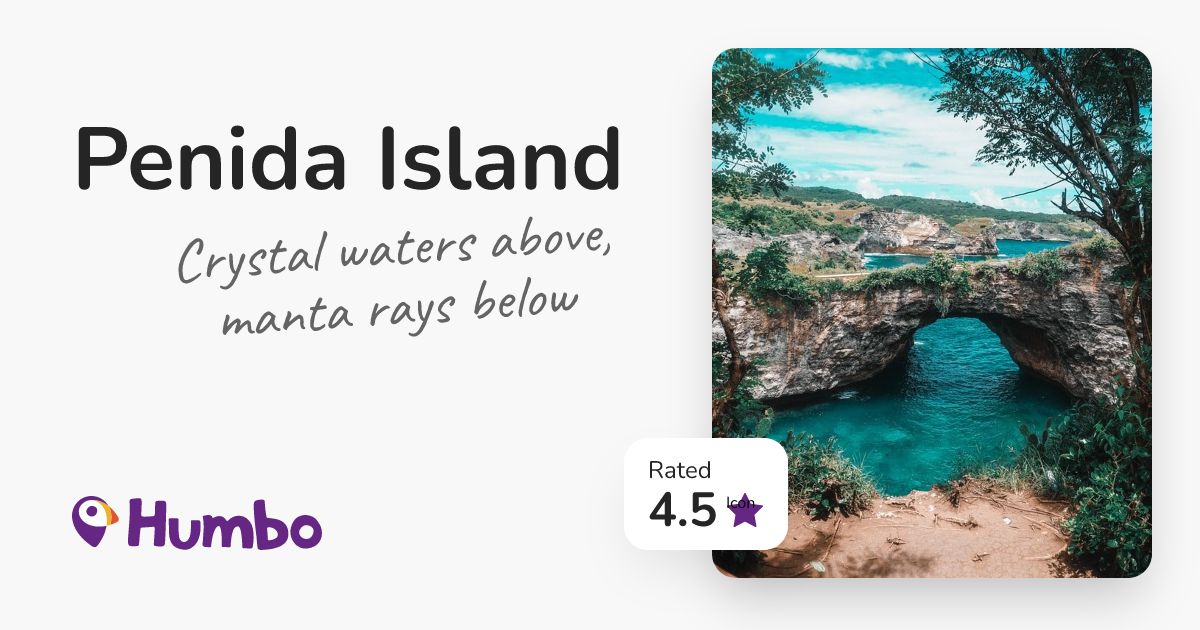 Penida Island - Crystal waters above, manta rays below