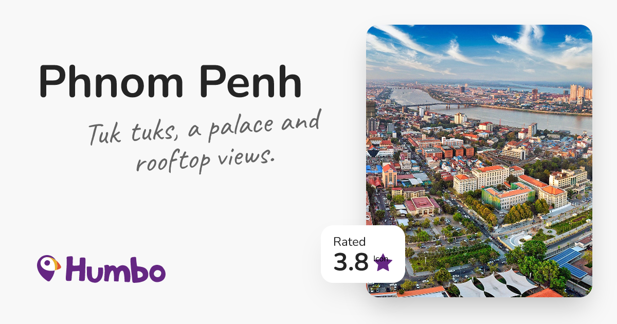 Phnom Penh - Tuk tuks, a palace and rooftop views.