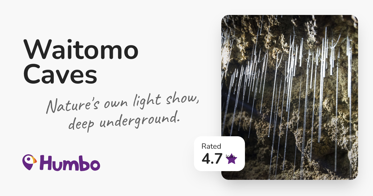 Waitomo Caves - Nature's own light show, deep underground.