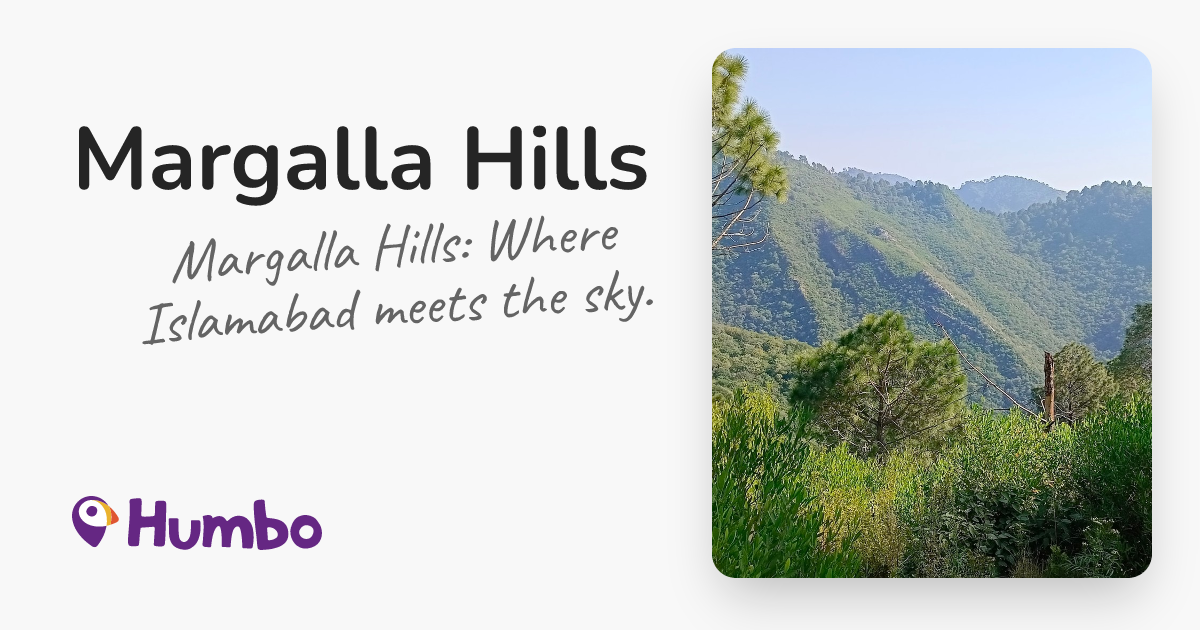 Margalla Hills - Margalla Hills: Where Islamabad meets the sky.