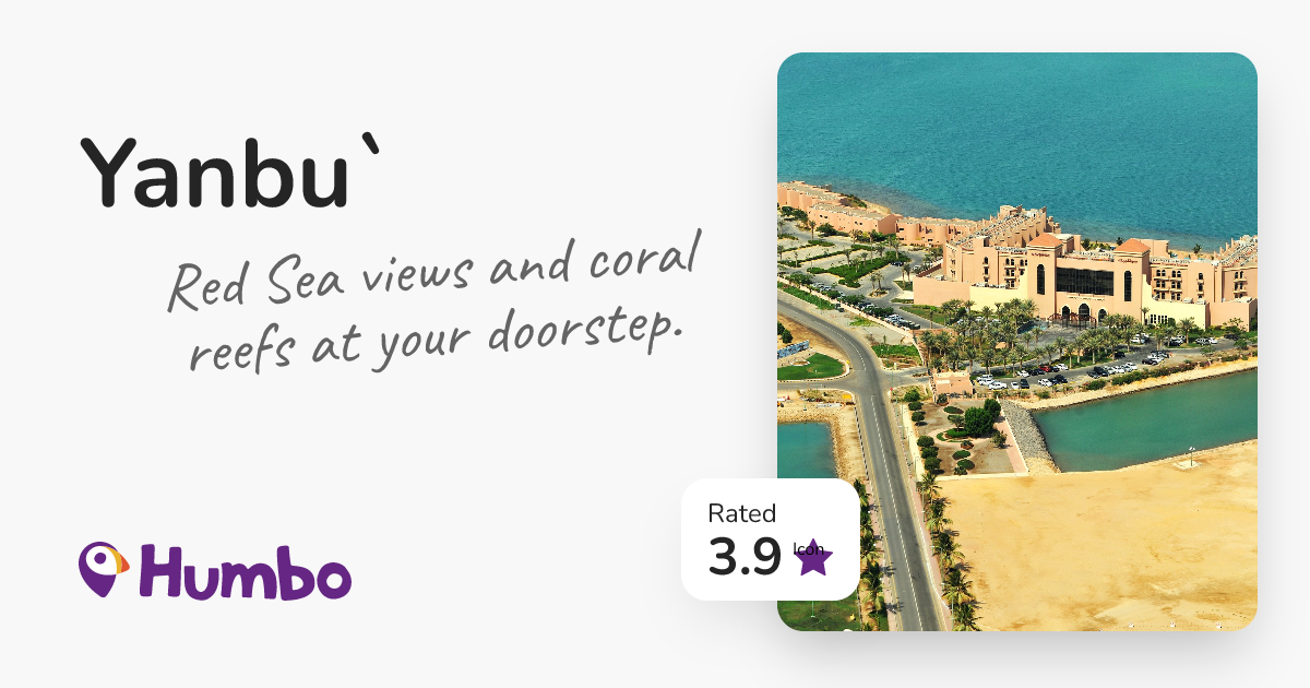 Yanbu` - Red Sea views and coral reefs at your doorstep.