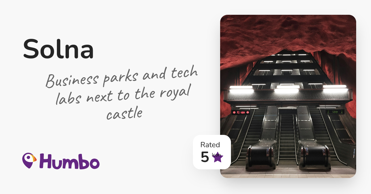 Solna - Business parks and tech labs next to the royal castle